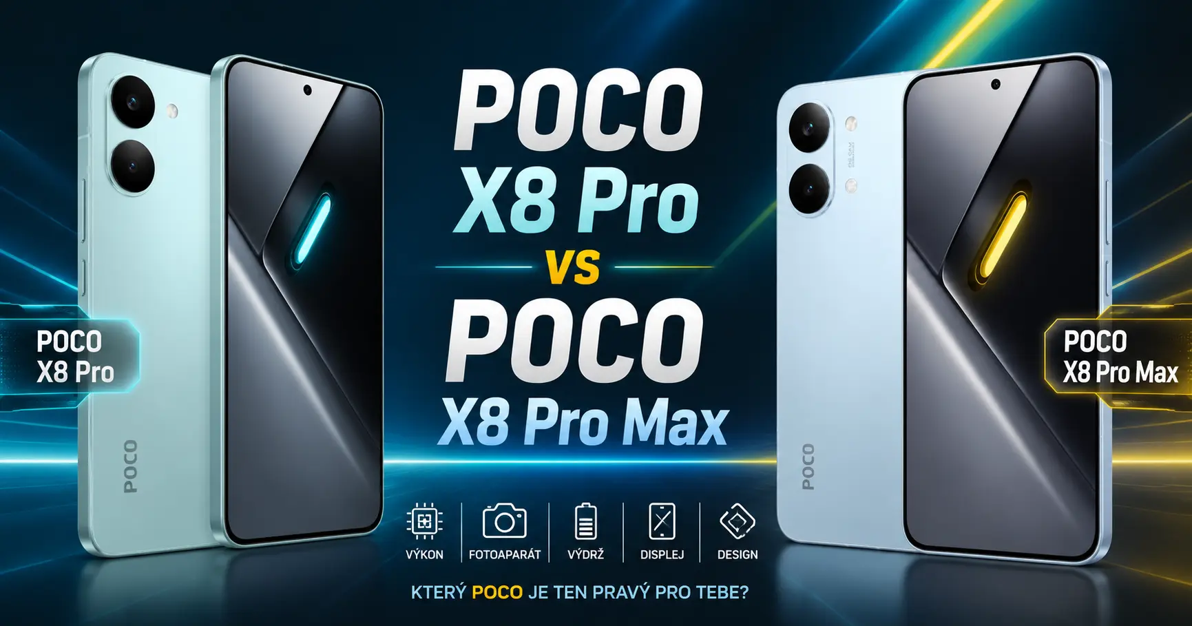POCO X8 Pro Max vs POCO X8 Pro - který model dává větší smysl?